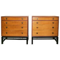 Pair of Edward Wormley for Dunbar Chests of Drawers 4
