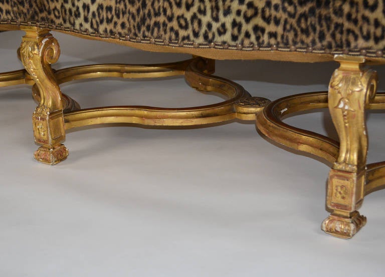 Upholstery 19th Century French Regence Style Sofa