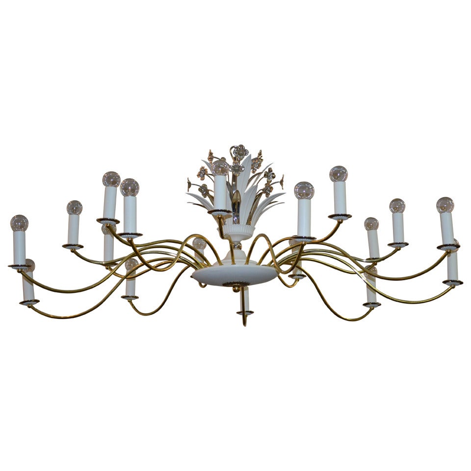 1940s Monumental Chandelier For Sale
