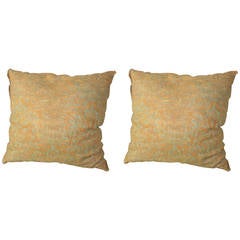 Pair of Vintage Fortuny Pillows