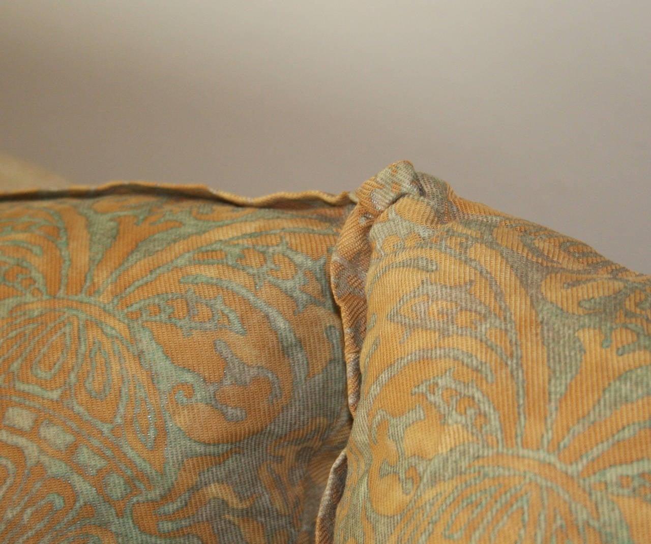 20th Century Pair of Vintage Fortuny Pillows