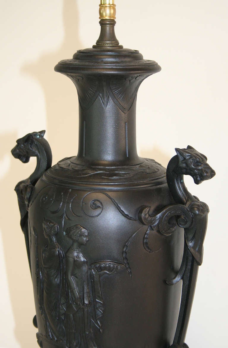 Unknown 19th Century Neo-Grec Lamp For Sale