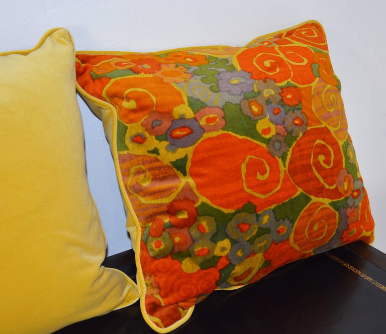 Late 20th Century Vintage 1970s Jack Lenor Larsen Fabric Pillows