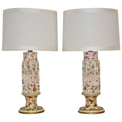 Pair of Japanese Porcelain Lamps