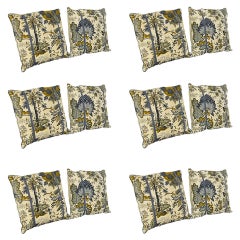 Pillows Made from 1950s Vintage Fabric