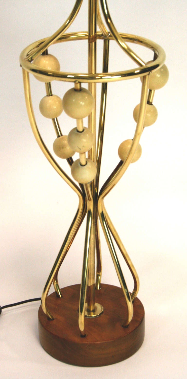 Mid-Century Modern Sculptural Mid-Century Lamp For Sale