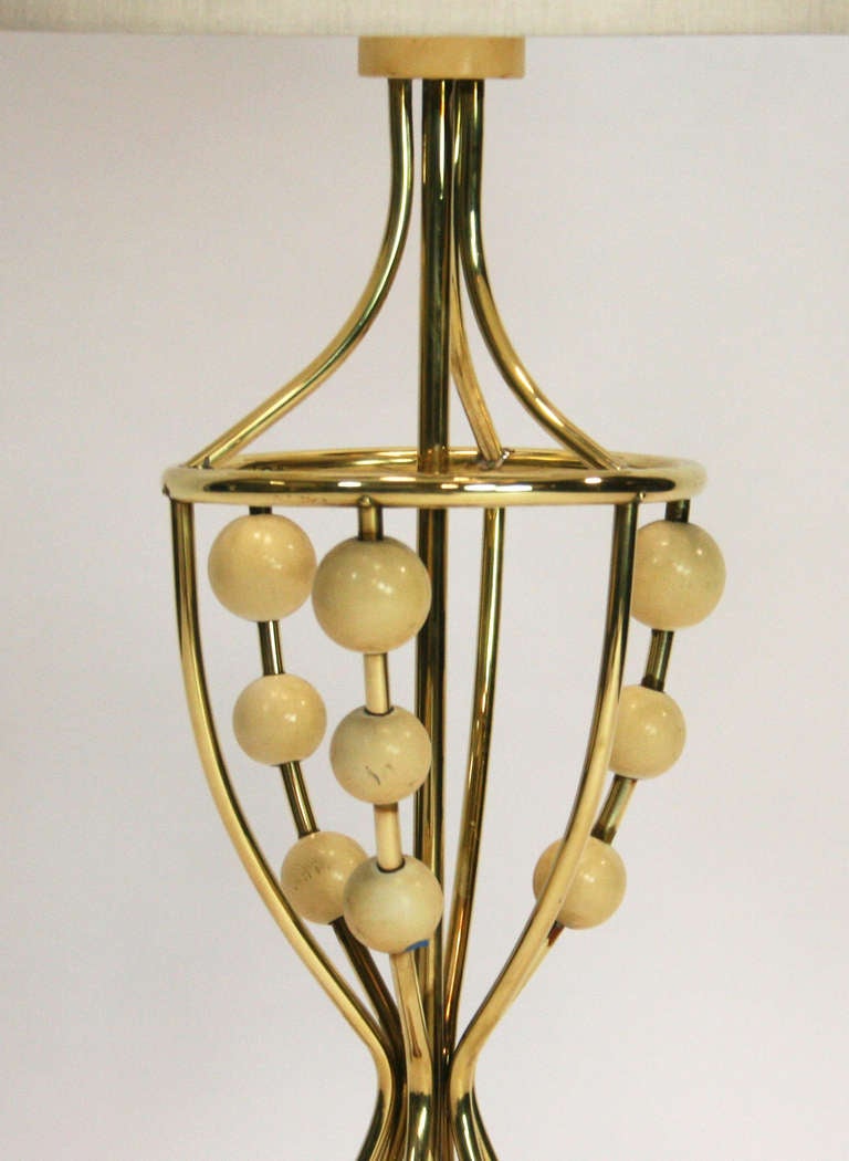 American Sculptural Mid-Century Lamp For Sale