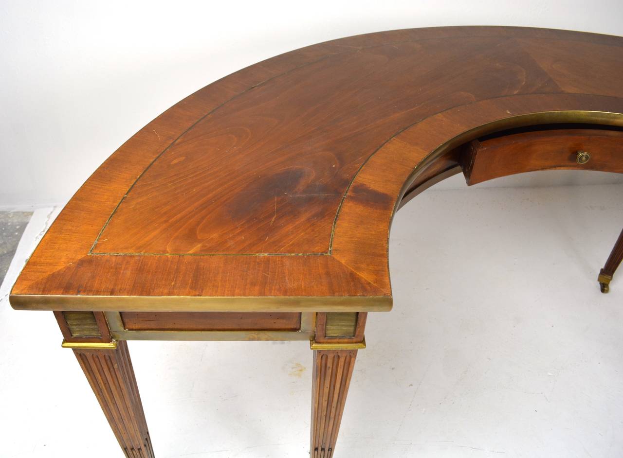 American Elegant Neo-Classical Style Hunt Table or Desk