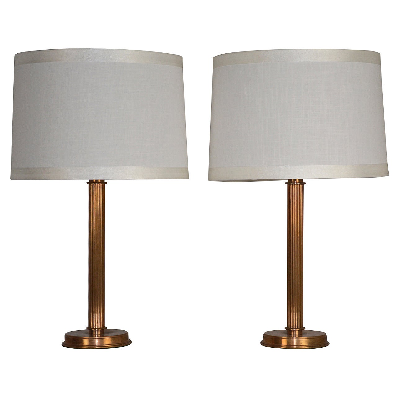 Pair of Machine Age Lamps