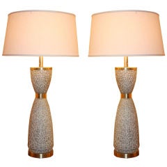 Pair of Mosaic Lamps