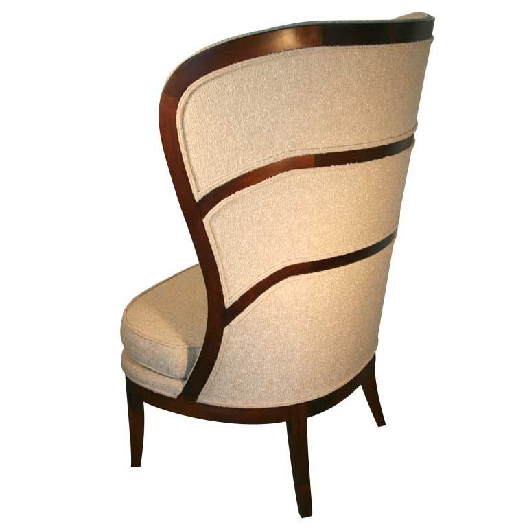 Uno Ahrens Style Wing Chair For Sale