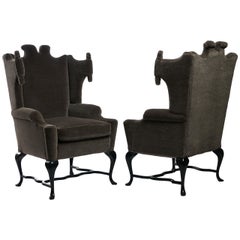 Arturo Pani Wingback Chairs
