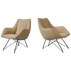 Pair of Armchairs by Carlo Hauner