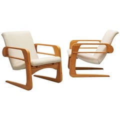 Pair of K.E.M. Weber Airline Chairs