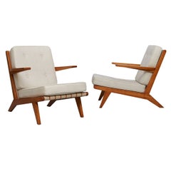 Pair of Joaquim Tenreiro "Sleepwalker's" Armchair