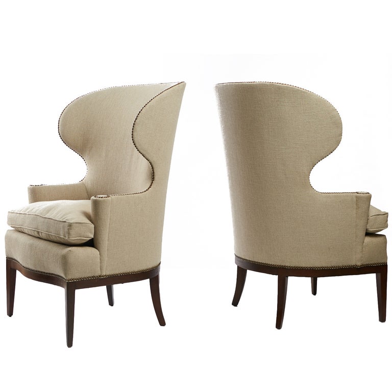 Edward Wormley Early Wing Chairs