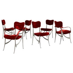 Set of Six Oscar Tusquets Lucas Dining Chairs