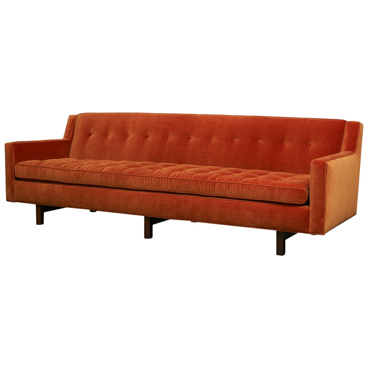Edward Wormley, Tufted Sofa For Sale at 1stdibs
