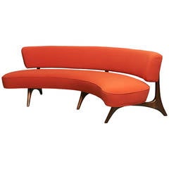 Vladimir Kagan, Floating Seat and Back Sofa