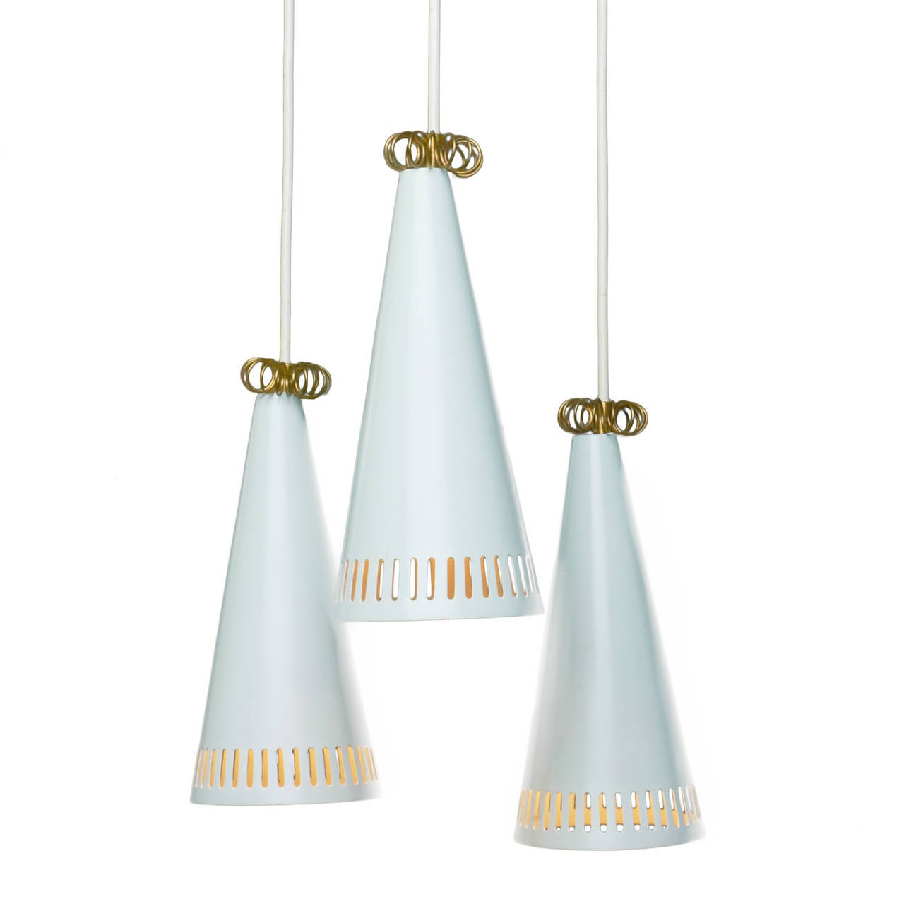 Pendant Chandelier Designed by Mauri Almari for Idman In Excellent Condition In San Francisco, CA