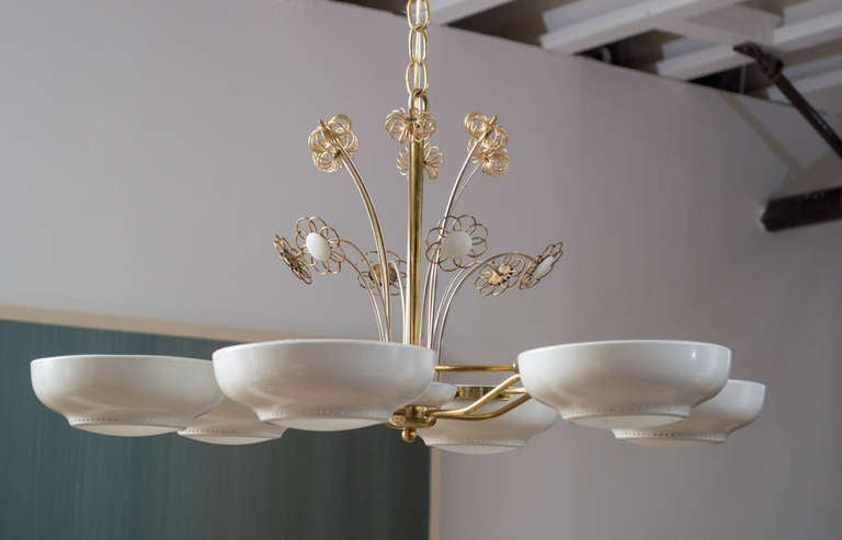 Finnish Paavo Tynell for Lightolier - Pair of Chandeliers