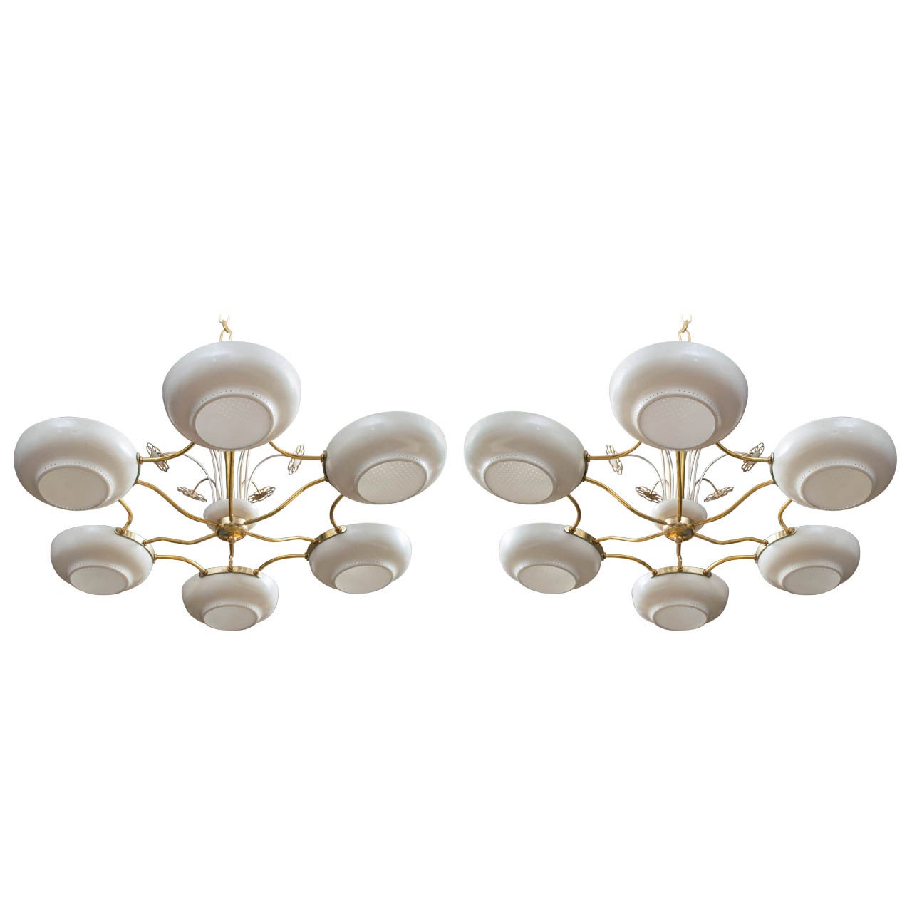 Paavo Tynell for Lightolier - Pair of Chandeliers