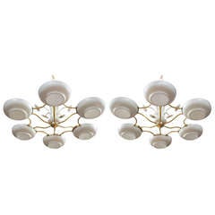 Vintage Paavo Tynell for Lightolier - Pair of Chandeliers