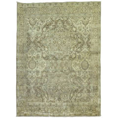 Antique Persian Tabriz Rug 9