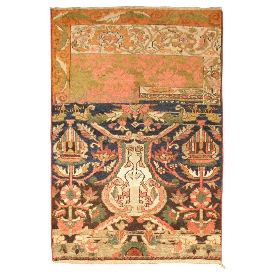 Persian Malayer Mini Khani Rug For Sale at 1stDibs mini persian rug