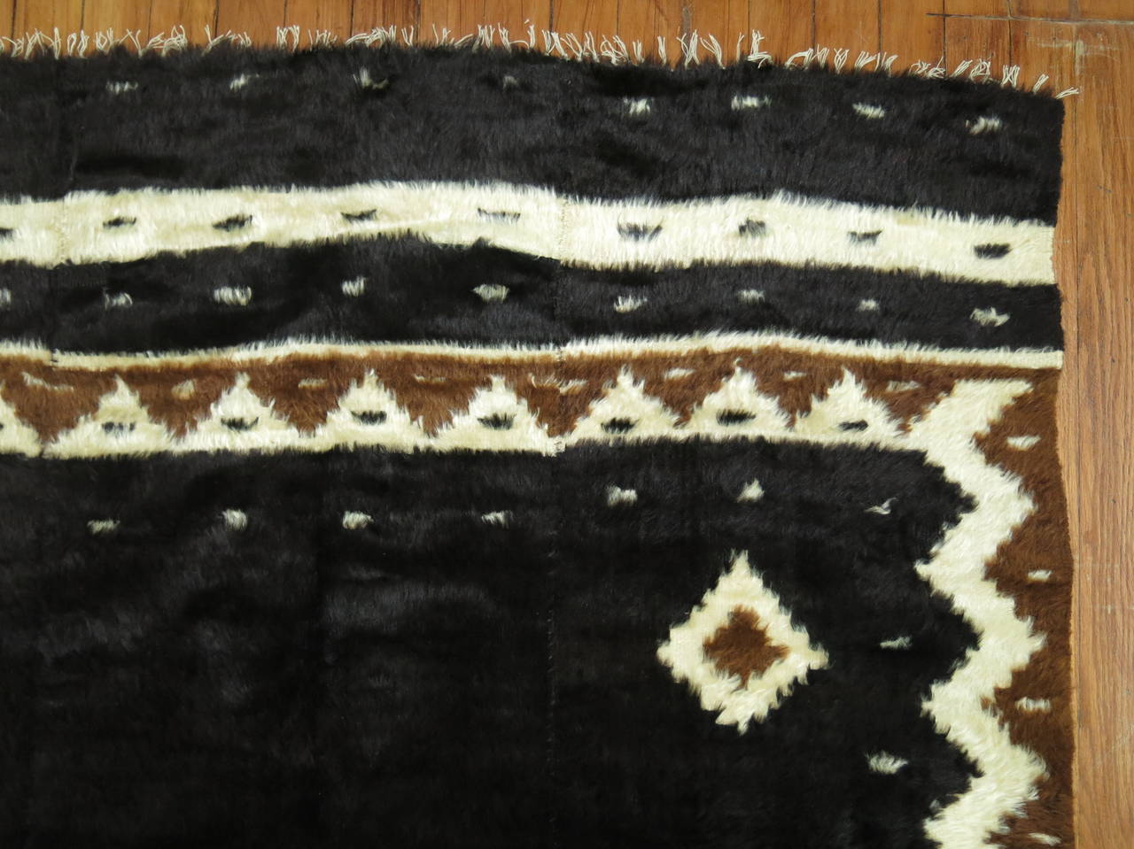 Vintage Mohair-Teppich