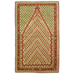 Antique Turkish Ghiordes Prayer Rug