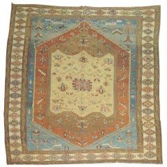 Antique Persian Bakshaish Rug