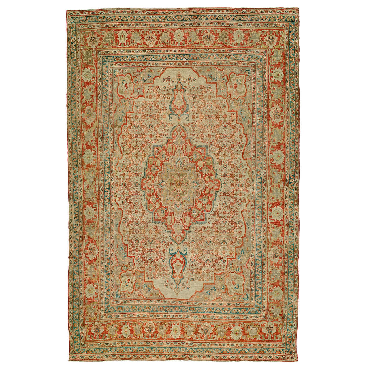 Antiker persischer Doroksh-Teppich aus der Zabihi-Kollektion