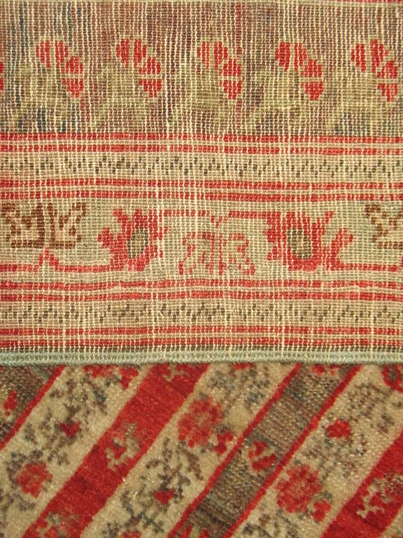 Antique Turkish Hereke Rug In Good Condition For Sale In New York, NY
