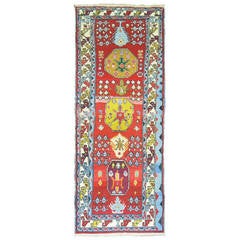 Vintage Khotan Throw Runner