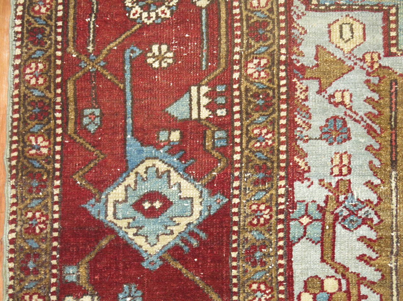 20th Century Antique Persian Heriz Rug