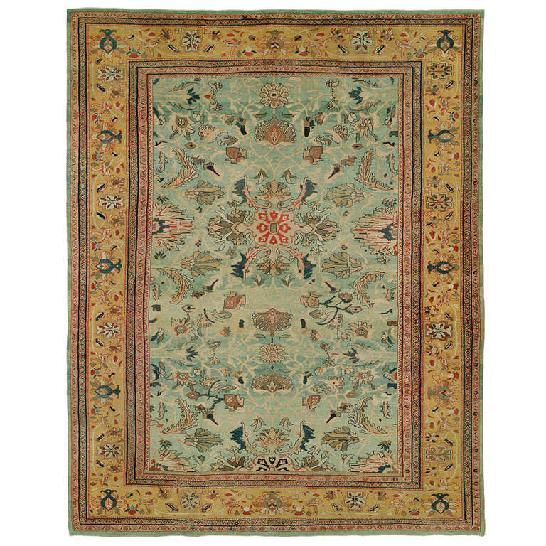 Antique Persian Sultanabad Rug For Sale at 1stdibs