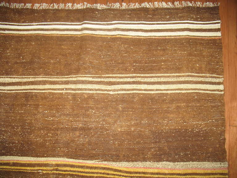 Hand-Knotted Vintage Moroccan Kilim