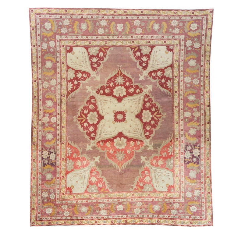 Antique Turkish Herekeh Rug For Sale