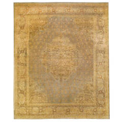 Antique Indian Agra Rug 7