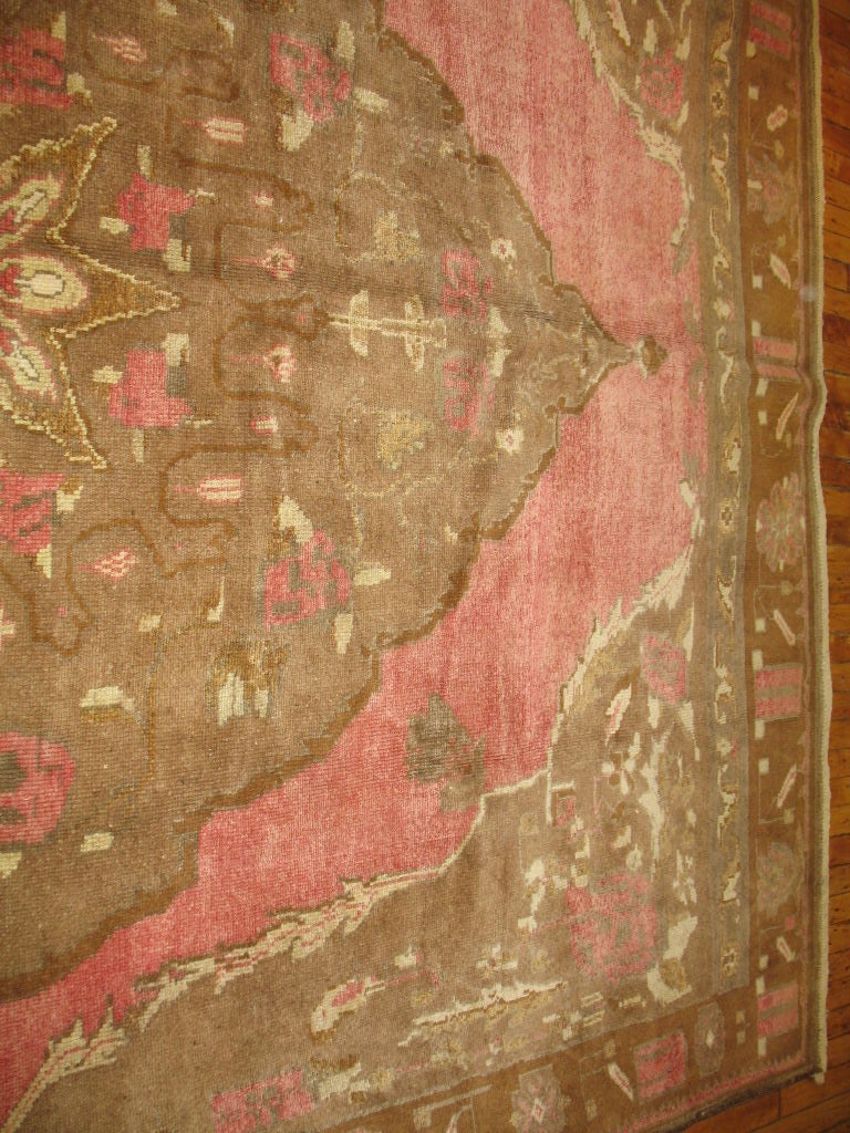 Wool Pink Turkish Kars rug
