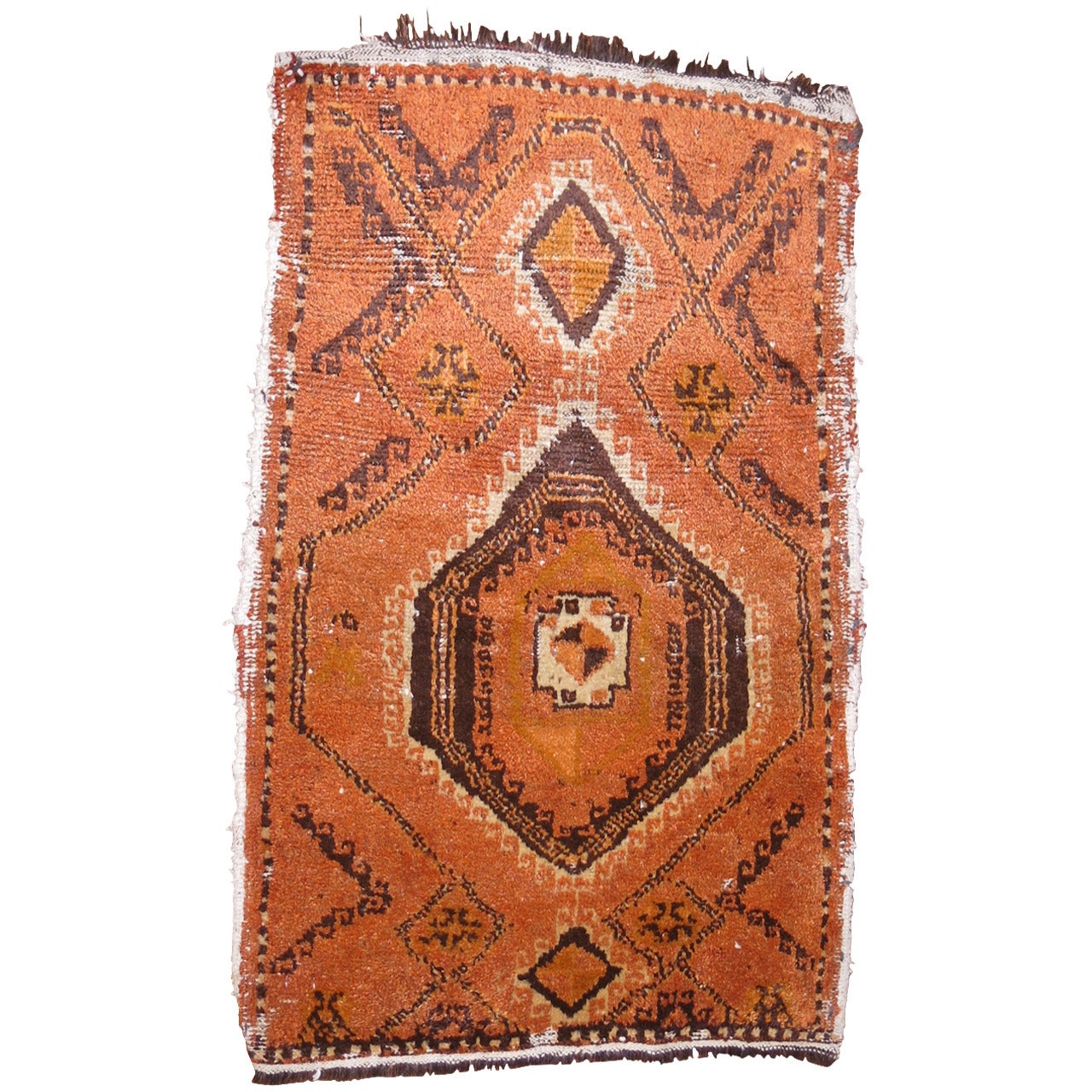 Vintage Moroccan Throw Rug