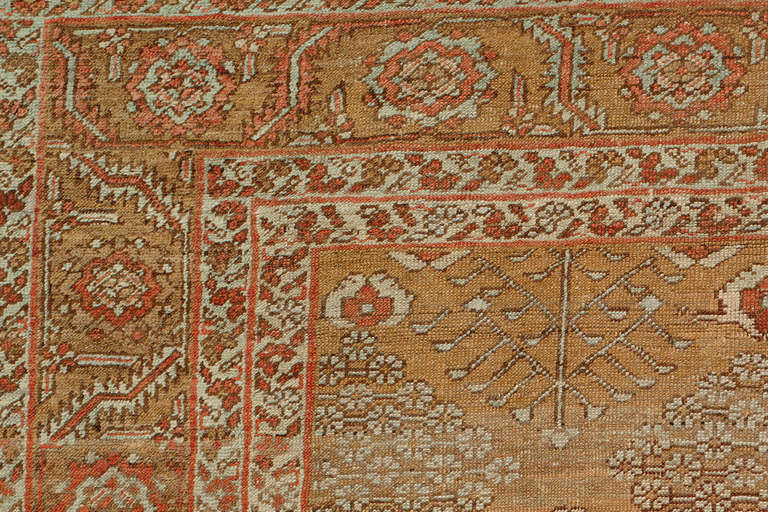 Antique Camel Bakshaish Rug