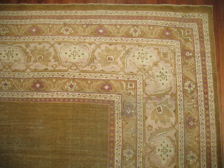 Antique Indian Amritsar Rug For Sale 2