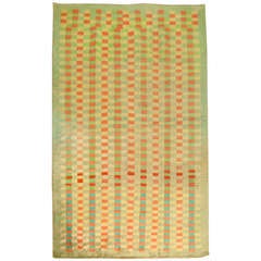 Vintage Turkish Anatolian Deco Rug 6