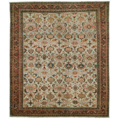 Antique Persian Mahal Sultanabad Rug 7