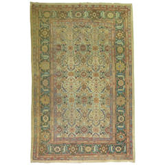 Antique Persian Mahal Rug 5