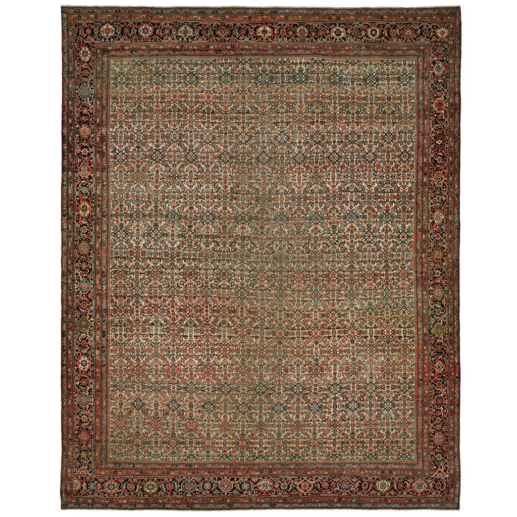 Antique Persian Ferahan Rug