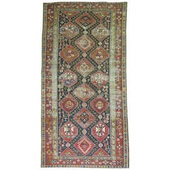Shabby Chic Caucasian Shirvan Rug 5