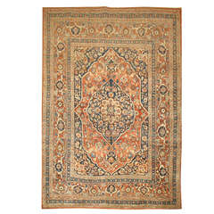 Persian Antique Tabriz Rug 9